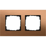 Gira Abdeckrahmen 2-fach, Abdeckung bronze, Retail