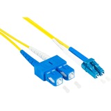 Good Connections Patchkabel LWL Duplex LC-SC Singlemode OS2 gelb, 3 Meter