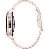 Huawei Watch 6 42mm (Leib-L19F), Smartwatch gold, pinkes Fluoroelastomer-Armband