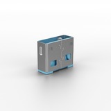 Lindy USB Typ A Port Schloss blau