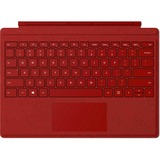 Microsoft  Surface Pro Signature Type Cover, Tastatur rot, DE-Layout
