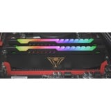 Patriot DIMM 16 GB DDR4-3200 (2x 8 GB) Dual-Kit, Arbeitsspeicher schwarz, PVSR416G320C6K, Viper Steel RGB, INTEL XMP