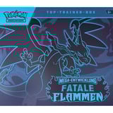  Pokémon-TCG: Mega-Entwicklung - Fatale Flammen - Top-Trainer-Box, Sammelkarten 