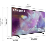 SAMSUNG GQ-85Q60A, QLED-Fernseher 214 cm(85 Zoll), schwarz, UltraHD/4K, Triple Tuner, SmartTV