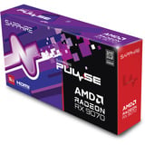 SAPPHIRE Radeon RX 9070 GRE Pulse Gaming OC, Grafikkarte schwarz, RDNA4, GDDR6, 2x DisplayPort, 2x HDMI