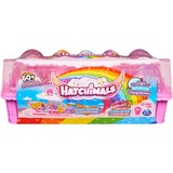 Spin Master Hatchimals Family Adventures Eierkarton mit Katzen-Familie, Spielfigur Spielset mit 10 CollEGGtibles-Figuren und 2 Zubehörteilen