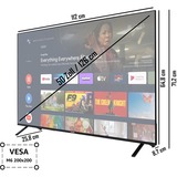 Telefunken XU50AN751S, LED-Fernseher 126 cm (50 Zoll), schwarz, UltraHD/4K, Triple Tuner, SmartTV