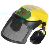 Theo Klein Bosch - Waldarbeiter Helm mit Visier, Gartenspielgerät 