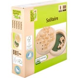 VEDES Solitaire Holzspiel mit 12 Zentimeter Durchmesser, Geschicklichkeitsspiel holz