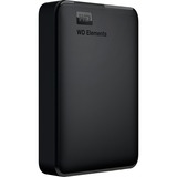 WD Elements Portable 5 TB, Externe Festplatte schwarz, Micro-USB-B 3.2 Gen 1 (5 Gbit/s)