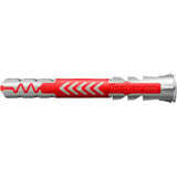 fischer Dübel DuoPower 10x80  hellgrau/rot, 300 Stück, Eimer