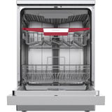 homeX DWFS601444C-S , Spülmaschine silber/schwarz, 60 cm, unterbaufähige Spülmaschine