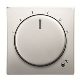 0 Zentralscheibe Temperatur rund, Thermostat edelstahl, Retail