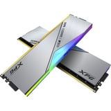 ADATA CUDIMM 48 GB DDR5-9200 (2x 24 GB) Dual-Kit, Arbeitsspeicher silber, AX5CU9200C4224G-DCLACRSG, XPG Lancer Neon RGB