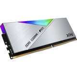 ADATA CUDIMM 48 GB DDR5-9200 (2x 24 GB) Dual-Kit, Arbeitsspeicher silber, AX5CU9200C4224G-DCLACRSG, XPG Lancer Neon RGB
