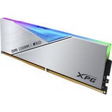 ADATA CUDIMM 48 GB DDR5-9200 (2x 24 GB) Dual-Kit, Arbeitsspeicher silber, AX5CU9200C4224G-DCLACRSG, XPG Lancer Neon RGB