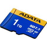 ADATA Premier Extreme microSDXC SD7.1 1 TB, Speicherkarte blau/gelb, SD7.1 Express, UHS-I U3, Class 10, V30, Nintendo Switch 2 Ready