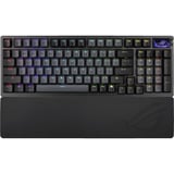 ASUS ROG Azoth 96 HE, Gaming-Tastatur schwarz, DE-Layout, ROG HFX V2
