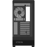 Aerocool P500B Digi-BK-v1 , Tower-Gehäuse schwarz, Tempered Glass x 2