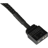 Alphacool Y-Kabelsplitter aRGB 3-Pin auf 2x 3-Pin, 60cm schwarz, inkl. Steckverbinder