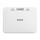 Busch-Jaeger Zentralscheibe Steckwippen glänzend für Cardschalter, Abdeckung Retail