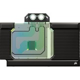 Corsair Hydro X Series iCUE LINK XG7 RGB 4090 STRIX/TUF GPU-Wasserkühler, Wasserkühlung schwarz/transparent, inkl. Backplate