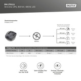 Digitus DN-170111 All-in-One , USV schwarz, LED