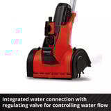 EINHELL Akku-Oberflächenbürste PICOBELLA, 18Volt, Kehrmaschine rot/schwarz, ohne Akku und Ladegerät