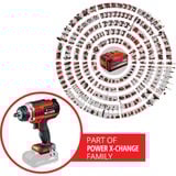 EINHELL Professional Akku-Schlagschrauber IMPAXXO 18/400, 1/2", 18Volt rot/schwarz, ohne Akku und Ladegerät