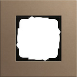 Gira Abdeckrahmen 1fach, Abdeckung braun, Retail