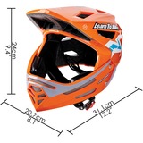 Hape Cross Racing Kinderfahrradhelm orange, 47 - 52 cm