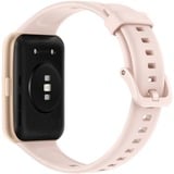 Huawei Watch FIT 2 Active, Smartwatch rotgold, Silikonarmband in Sakura Pink