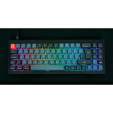 Keychron Q7, Gaming-Tastatur schwarz/blaugrau, DE-Layout, Gateron G Pro Red, Hot-Swap, Aluminiumrahmen, RGB