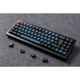 Keychron Q7, Gaming-Tastatur schwarz/blaugrau, DE-Layout, Gateron G Pro Red, Hot-Swap, Aluminiumrahmen, RGB