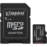 Kingston Canvas Select Plus 1 TB MicroSDXC, Speicherkarte schwarz, UHS-I U3, Class 10, V30