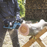 Makita Akku-Kettensäge DUC353PG4, 36Volt (2x18V) blau/schwarz, 4x Li-Ionen-Akku (6,0 Ah)