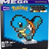 Mattel MEGA Pokémon Schiggy Bauspielzeug-Set für Sammler, Konstruktionsspielzeug 367 Teile