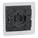 Merten Single Wippe für Wechselschalter Kreuzschalter und Taster anthrazit, Retail