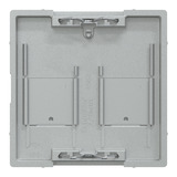 Merten Zentralplatte zwei fach für Modular Jack aluminium, Retail