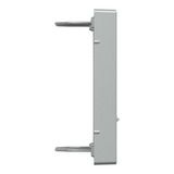 Merten Zentralplatte zwei fach für Modular Jack aluminium, Retail