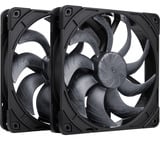 Noctua NF-A14x25 G2 PWM Sx2-PP chromax.black, Gehäuselüfter PWM-Anschluss, 2 Lüfter, 140 mm
