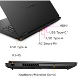 OMEN 17-db1094ng, Gaming-Notebook schwarz, AMD Ryzen AI 9 365, NVIDIA GeForce RTX 5070, 32 GB DDR5, 1 TB (1 TB SSD), Windows 11 Home