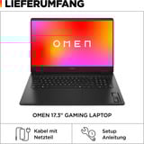 OMEN 17-db1094ng, Gaming-Notebook schwarz, AMD Ryzen AI 9 365, NVIDIA GeForce RTX 5070, 32 GB DDR5, 1 TB (1 TB SSD), Windows 11 Home