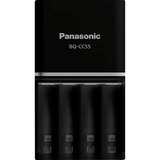 Panasonic Ladegerät eneloop SmartPlus Charger BQ-CC55 weiß, inkl. 4x Mignon AA 1,2V