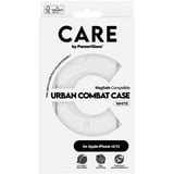 PanzerGlass Urban Combat Case, Handyhülle transparent/weiß, iPhone 14 / 13, MagSafe