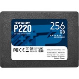 Patriot P220 256 GB, SSD schwarz, SATA III 6 Gb/s, 2,5"