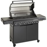 RÖSLE Gasgrill EPICFLAME Pro 6 schwarz, 800° Primezone, Backburner, Smart, Vario+ Grillrostsystem