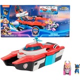 Spin Master Paw Patrol: Der Mighty Kinofilm, Pup Squad Mini Marine Hauptquartier Spielset, Spielfahrzeug mit Skye Spielzeugauto und Chase Spielfigur