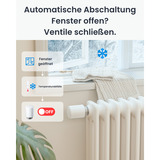 SwitchBot smartes Heizkörperthermostat, Heizungsthermostat weiß