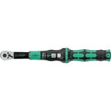 Wera Drehmomentschlüssel mit Umschaltknarre Click-Torque Lock A 5 schwarz/grün, Abtrieb 1/4", 2,5 bis 25Nm